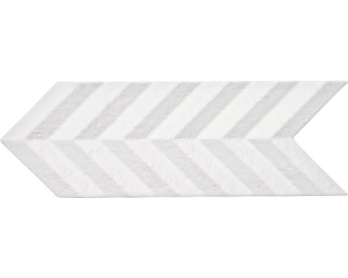 Frise FOLD white mat 15x38x1.3 cm