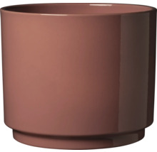 Pot de fleurs cylindrique en céramique