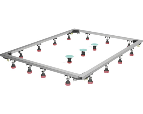Montagerahmen BREUER Express Q72 Lite-Line 70-120 x 70-180 cm 1419000000099 Duschwannenfuß Gestell für Duschbecken