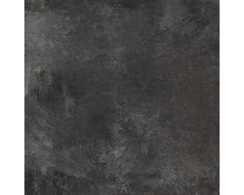 Gros plan d''un carreau mural gris foncé avec une surface mate et un aspect béton.