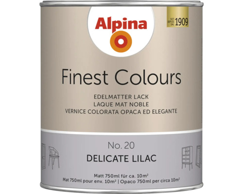 Alpina Finest Colours Lack delicate lilac matt 750 ml