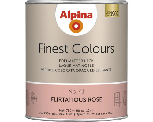 Laque Alpina Finest Colours flirtatious rose 750 ml