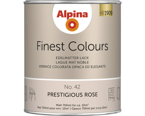 Alpina Finest Colours Lack prestigious rose 750 ml Alpina Finest Colours Lackdose mit 750 ml Inhalt