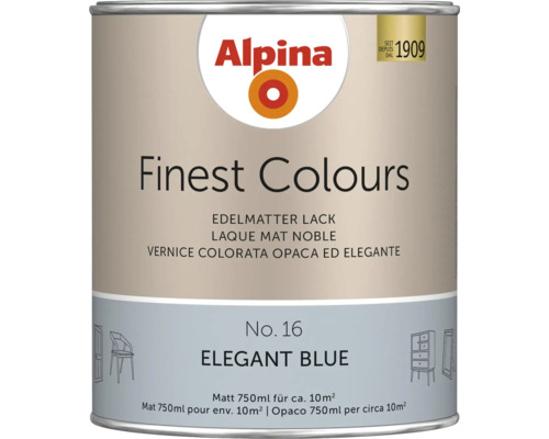 Laque Alpina Finest Colours elegant blue 750 ml