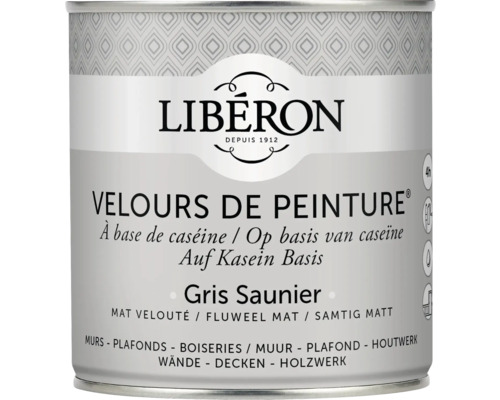 Peinture murale Velours de Peinture Gris Saunier 0.5 l