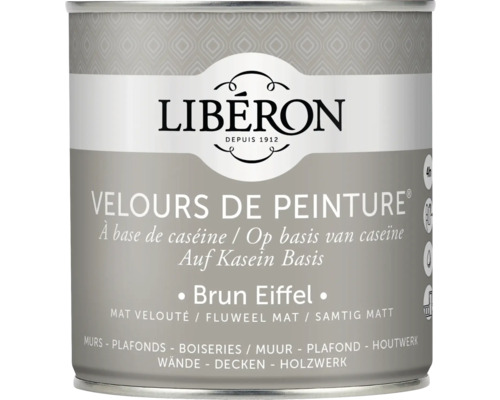 Peinture murale Velours de Peinture Brun Eiffel 0.5 l