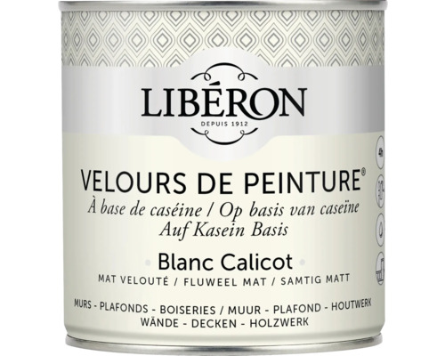 Wandfarbe Velours de Peinture weiss calicot 0,5 l