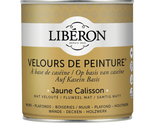 Wandfarbe Velours de Peinture gelb calisson 0,5 l Liberon Velours de Peinture Dose Gelb Calisson für Wände, Decken und Holzwerk