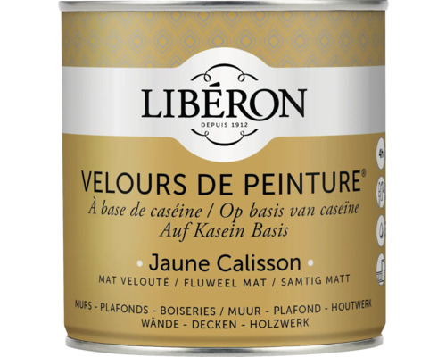 Peinture murale Velours de Peinture Jaune Calisson 0.5 l