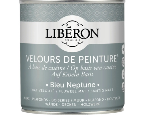 Wandfarbe Velours de Peinture blau neptun 0,5 l Liberon Velours de Peinture Farbe in Dose