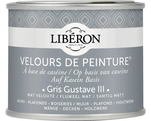 Peinture murale Velours de Peinture Gris Gustave III 125 ml