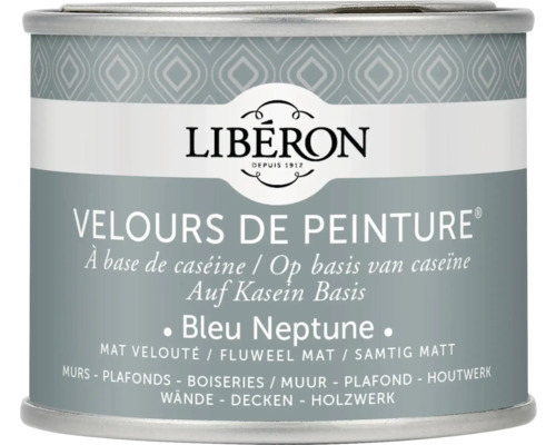 Peinture murale Velours de Peinture Bleu Neptune 125 ml