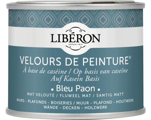 Wandfarbe Velours de Peinture blau paon 125 ml