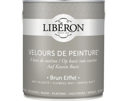 Peinture murale Velours de Peinture Brun Eiffel 2.5 l