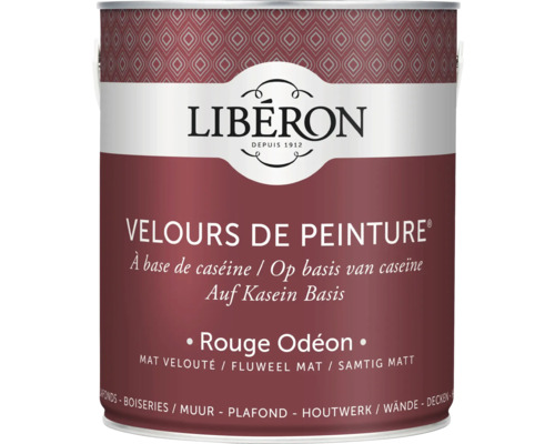 Wandfarbe Velours de Peinture rot odeon 2,5 l