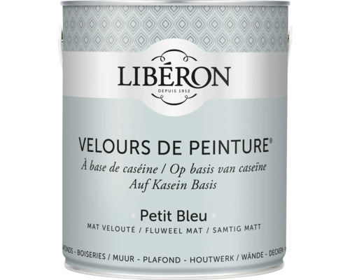 Wandfarbe Velours de Peinture blau petit 2,5 l