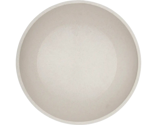 Vue de dessus d''un pot à plantes rond