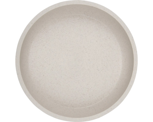 Plat à plantes rond en grès