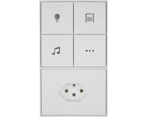 Lichtschalter mit Steckdose