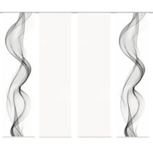 Flächenvorhang Alberta grau 60x245 cm 4er-Set