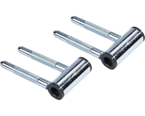 Set de pièce de cadre à ruban Pertura V4400GL pour ferrures de porte vitrée Office Deux verrous à boulon en métal