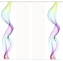 Flächenvorhang Alberta multicolor 60x245 cm 4er-Set