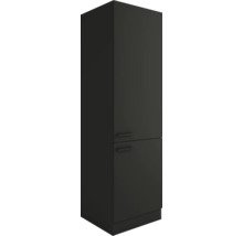 Meuble de cuisine noir avec deux portes