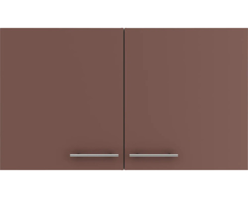 Armoire suspendue avec deux portes et poignées