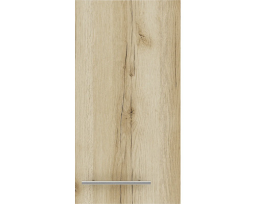 Façade d''armoire de cuisine aspect bois avec poignée