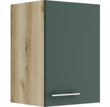Küchenhängeschrank mit Holzoptik und Griff
