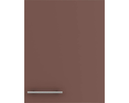 Façade de cuisine marron avec poignée