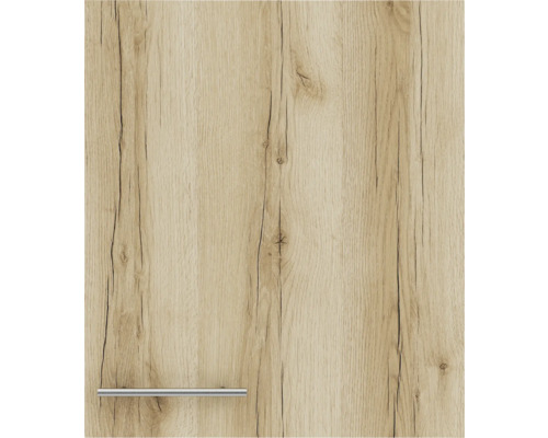 Façade de meuble de cuisine aspect bois avec poignée