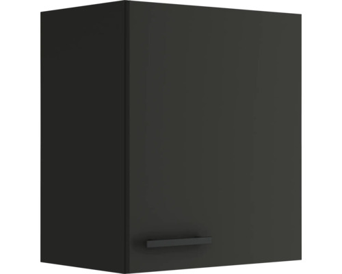 Optifit Hängeschrank Madrid420 BxTxH 50 x 34,6 x 57,6 cm Frontfarbe anthrazit matt Korpusfarbe grau Anschlag reversibel (links oder rechts montierbar) Hängeschrank mit Griff