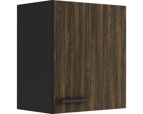 Optifit Hängeschrank Rimini409 BxTxH 50x34,6x57,6 cm nussbaum matt zerlegt Hängeschrank mit Holzmaserung und Griff