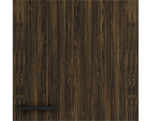 Façade de cuisine avec structure en bois et poignée