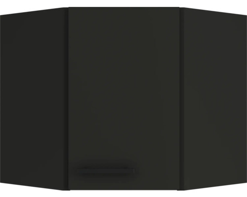Meuble haut d''angle sombre pour la cuisine