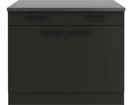 Waschtischunterschrank mit zwei Schubladen und zwei Türen