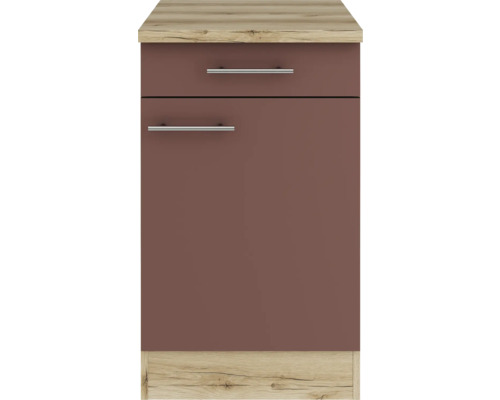 Meuble bas avec tiroir et porte au design simple