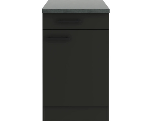 Meuble bas de cuisine avec tiroirs et plan de travail