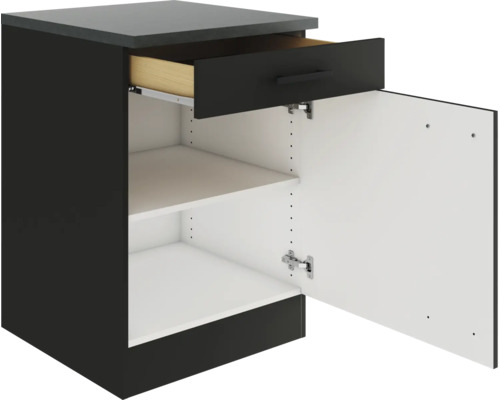 Meuble bas de cuisine avec tiroir et porte