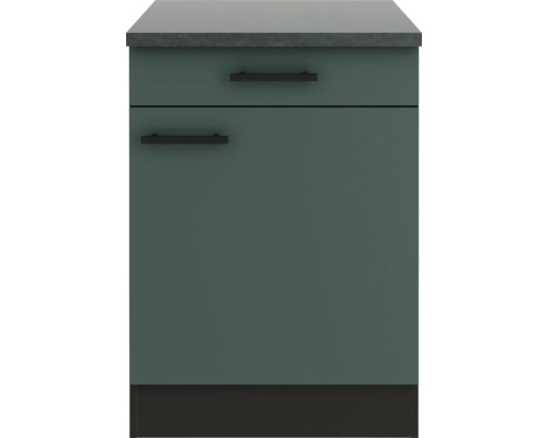 Meuble bas avec tiroir et porte pour cuisines ou salles de bains