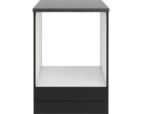 Meuble bas avec un tiroir et un compartiment ouvert