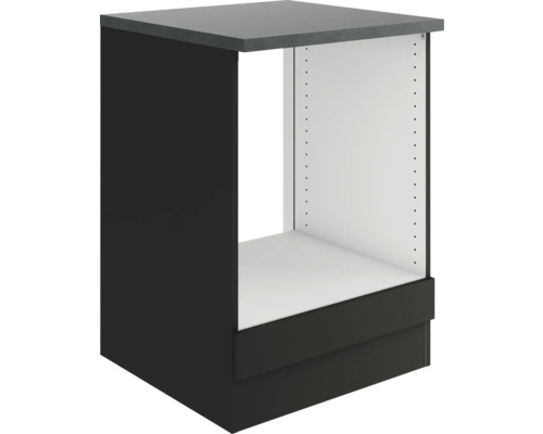 Armoire pour four encastré Optifit Madrid420 lxpxh 60x60x84,8 cm anthracite mat démontée