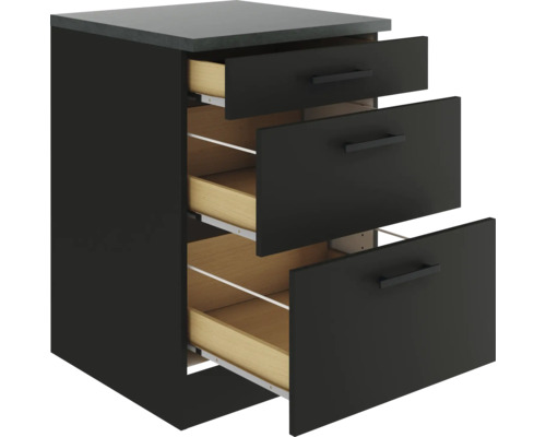 Armoire avec trois tiroirs