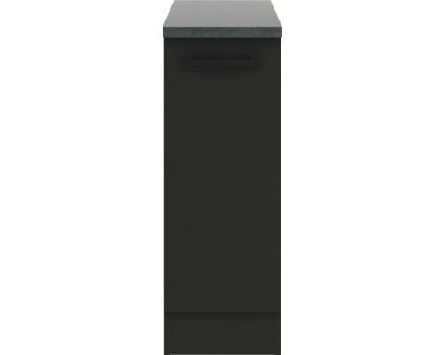 Meuble sous-évier avec une porte et un plan de travail