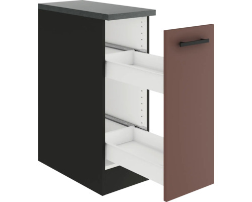 Meuble bas de cuisine avec tiroirs coulissants