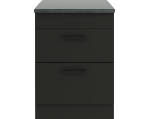 Meuble bas avec deux tiroirs