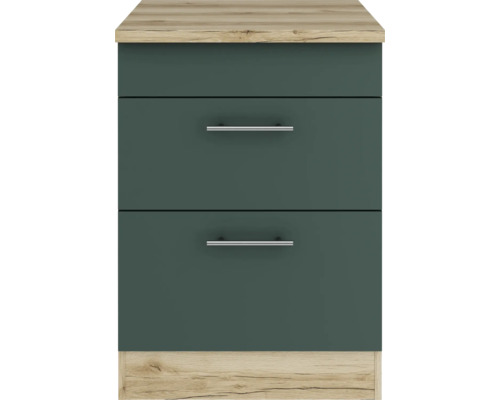 Table de chevet avec deux tiroirs