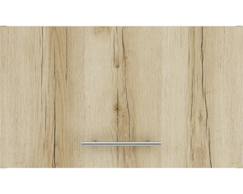 Façade d''armoire de cuisine aspect bois avec poignée