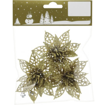 Étoiles de Noël décoratives dorées pour la décoration